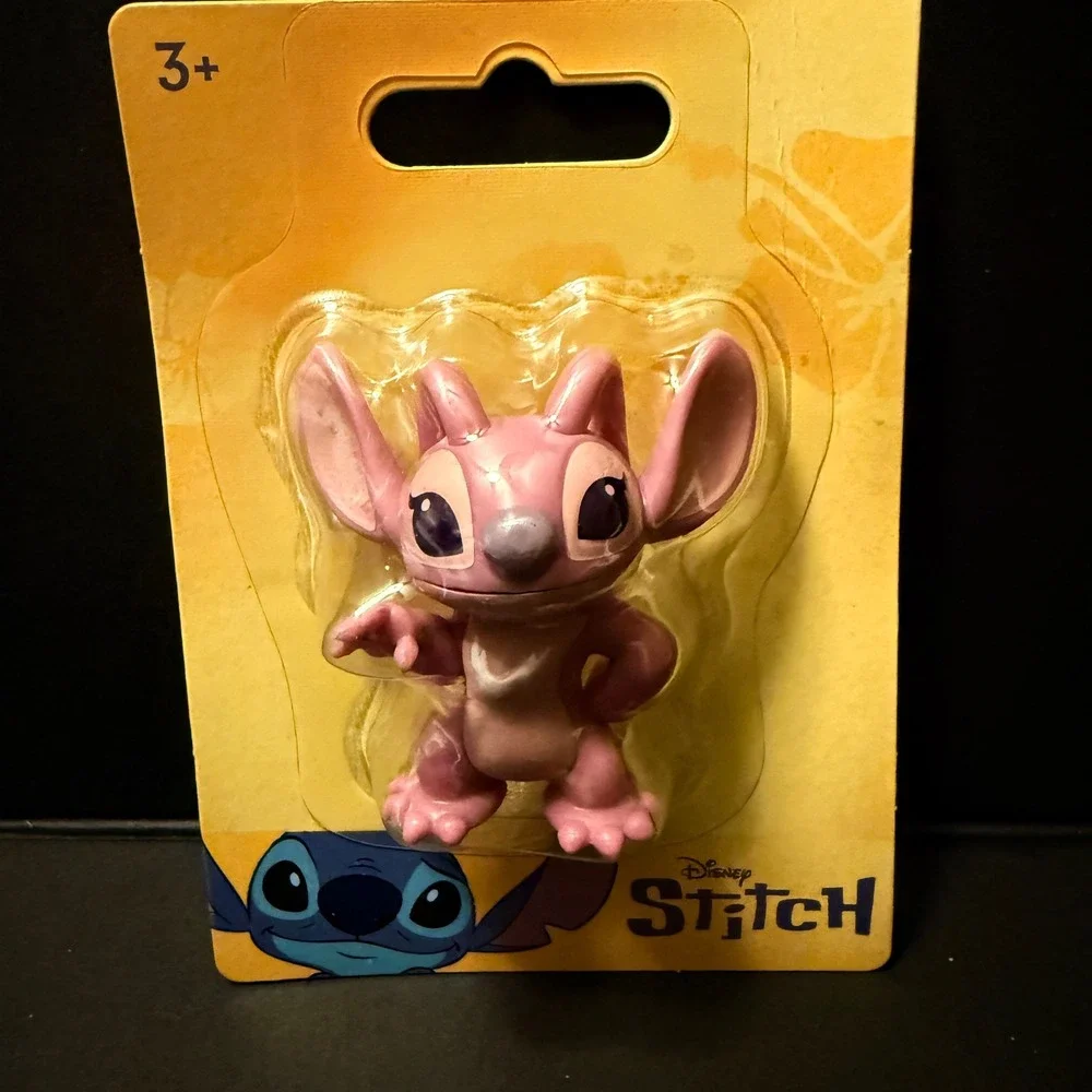 Disney Just Play Stitch Angel Mini Figure Set Kids OS Blue Pink NEW 5pc Bundle